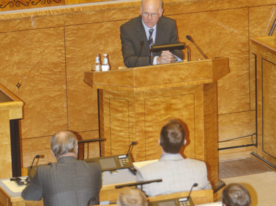 Riigikogu esimehe Ene Ergma kohtumine Saksa Bundestagi presidendi Norbert Lammertiga